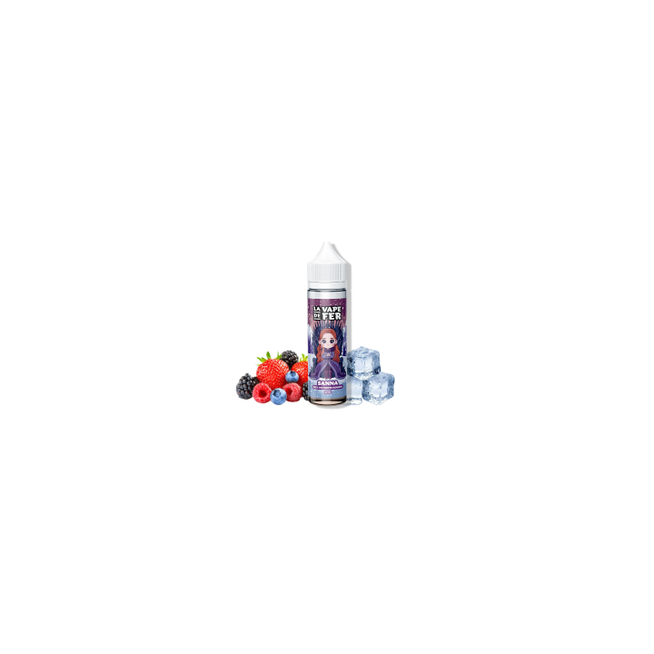 50 ml vape de fer Sanna (mix fruits rouges)